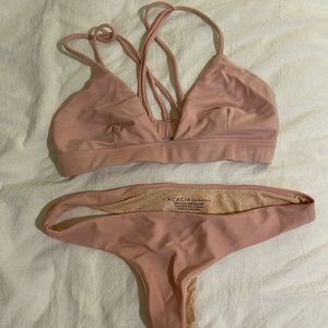 Acacia blush bikini set